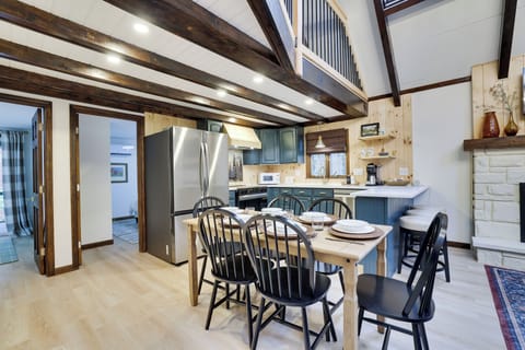 Family friendly kitchen ready for home cooked meals