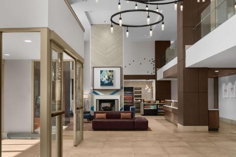 Gather in airy common spaces made for relaxing and planning.