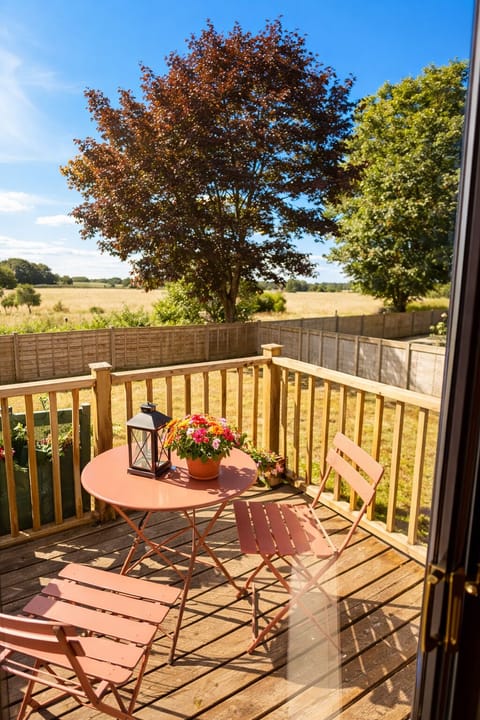 outdoor seating area