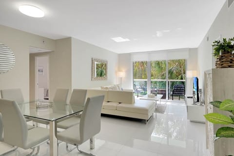 Large dining room and living room