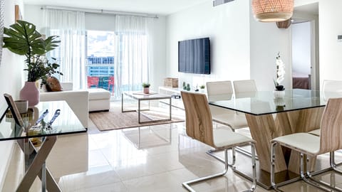 Dining room and living room