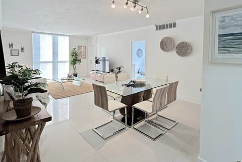 Dining room and living room