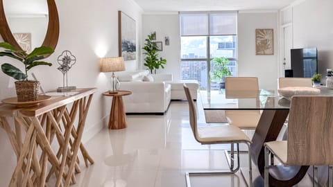 Dining room and living room