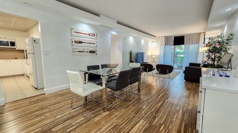 Dining room and living room