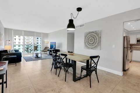 Large living room and dining room