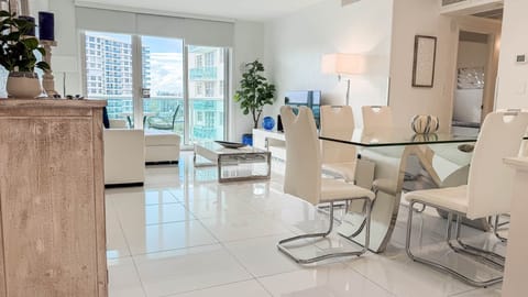 Dining room and living room