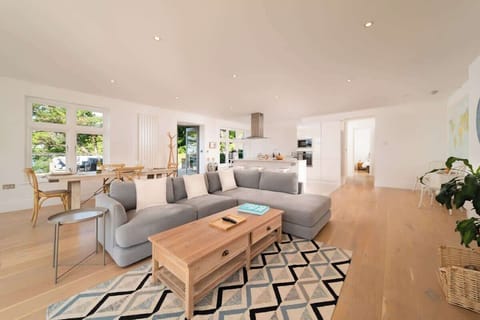 Eat together in the naturally sun soaked room.