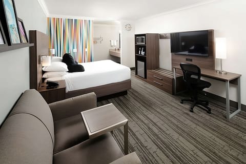 A fully equipped bedroom.