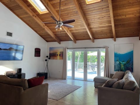 Two sofabeds for guests to enjoy.