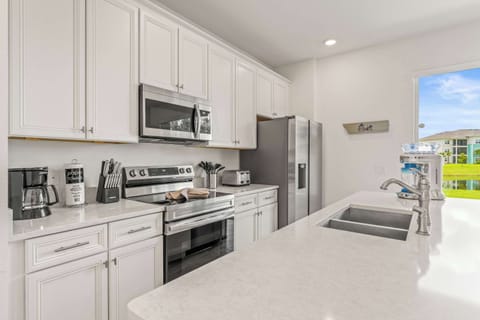 Whip up your favorite meals in the full kitchen