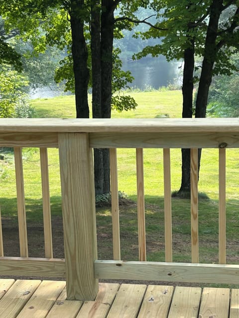 Relaxing on the Deck