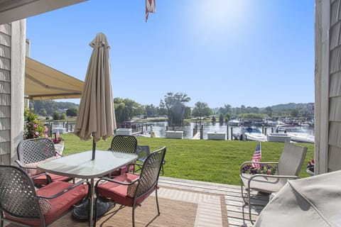Back Patio Overlooking the Black River