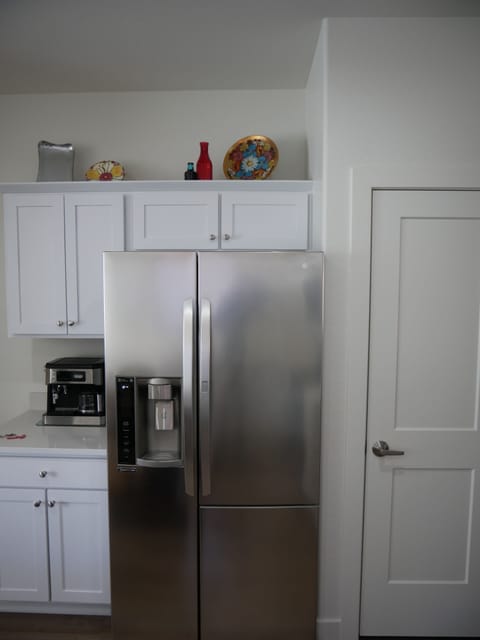 There is ample storage in the kitchen including a pantry.