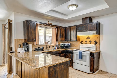 Property Interior | Single-Story Home | Free WiFi | Central A/C & Heating