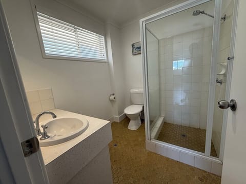 Simple and neat bathroom space.