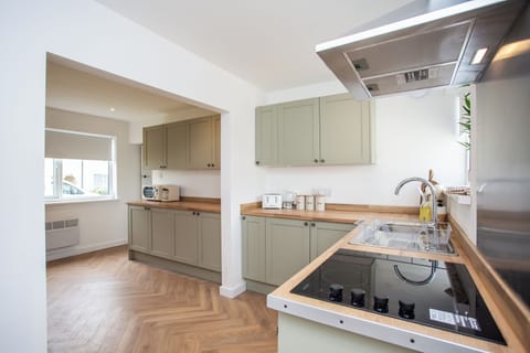 A well-appointed kitchen space designed for convenience and style