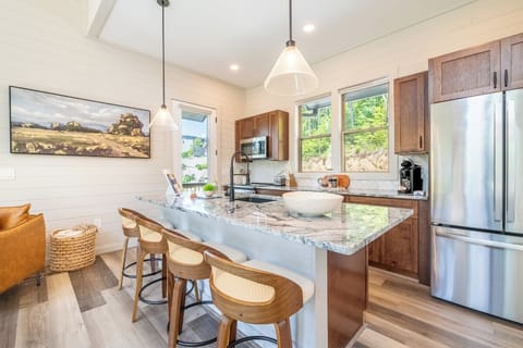 Tranquility Awaits' fully-equipped kitchen