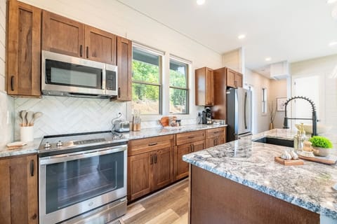 Tranquility Awaits' fully-equipped kitchen