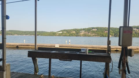 Fish cleaning station on dock 1