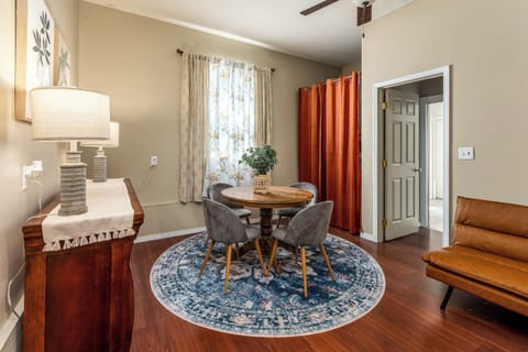 Dining room with pantry