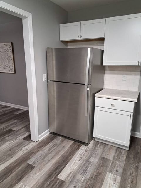 The full size refrigerator will hold all your cold food and drink items.