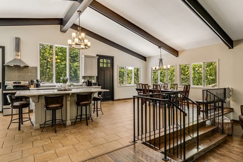 Open Floor Plan Living and Dining