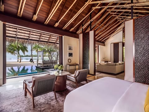 Indulge in a candlelit bubble bath with ocean air.