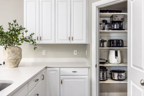 Fully-stocked kitchen