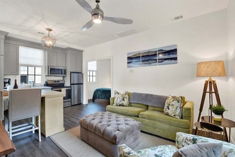 Welcome to the cozy living room—your retreat in the heart of Savannah.