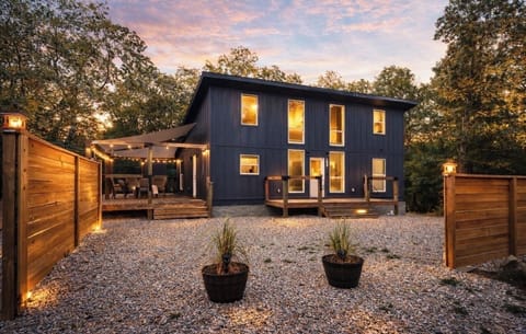 Modern retreat with private deck designed for quiet evenings and easy mornings.