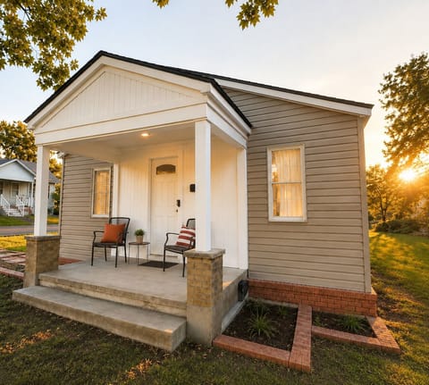 Have coffee and watch the town wake up on the front porch as you start your day