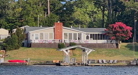 View of house from lake