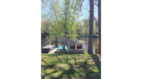 Fish House - key located in cabin