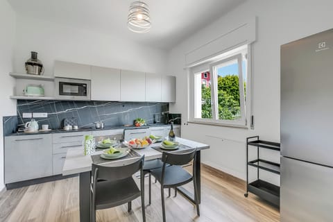 Kitchen and dining area