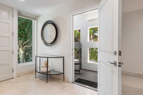 Entrance To Spiral Staircase Located On The First Floor.