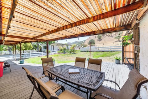 Deck | Dining Area | Hillside Views