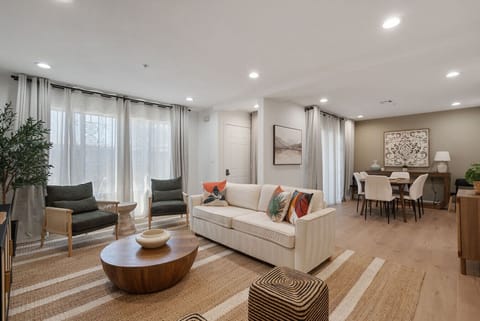 Living room connect with dining room