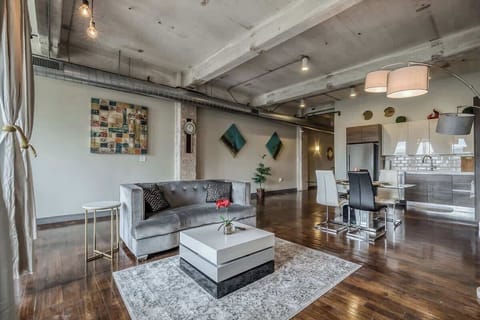 Bright and stylish space with modern decor and inviting vibes for relaxation and fun!