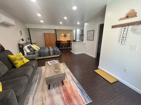 View from entry to space.