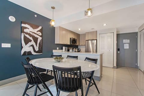 Dining area has seating for 6