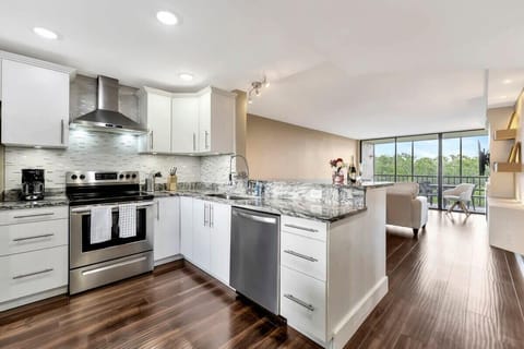Whisk it real good! Cook up memories in this sparkling chef’s kitchen with stainless steel appliances and granite glam!