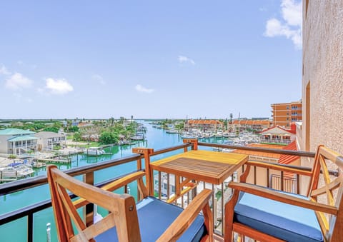 Private balcony on the Intracoastal