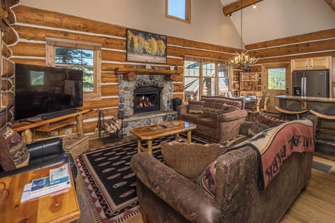 Curl up in front of the fireplace after a day at the slopes | Main Level