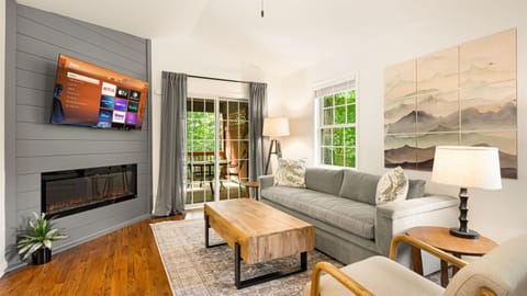 Unwind in modern comfort after a full day exploring Asheville and the Blue Ridge Mountains.