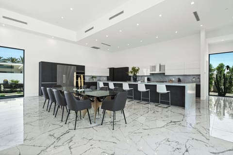 Sleek modern kitchen.