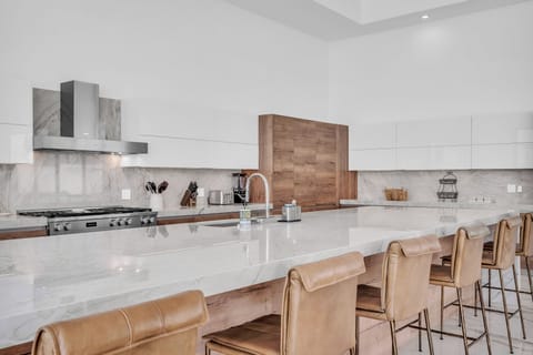Sleek modern kitchen.