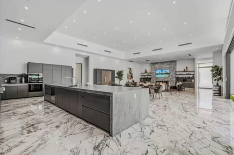 Sleek, modern kitchen.