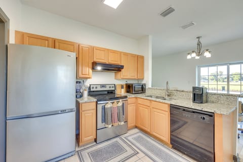 Kitchen | In-Unit Laundry | Central Heating & A/C