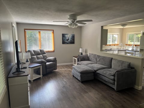 Living Room with 55 inch smart TV