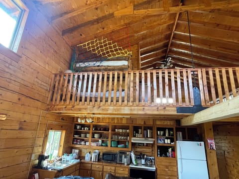 The Great Room!, looking up at the loft